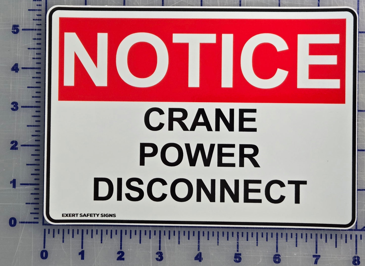 Crane Power Disconnect Graphic (3 pack)