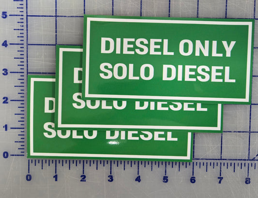 Diesel Only Sticker
