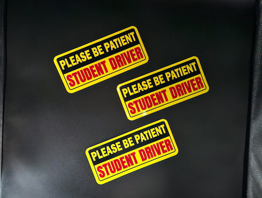 Student Driver Stickers