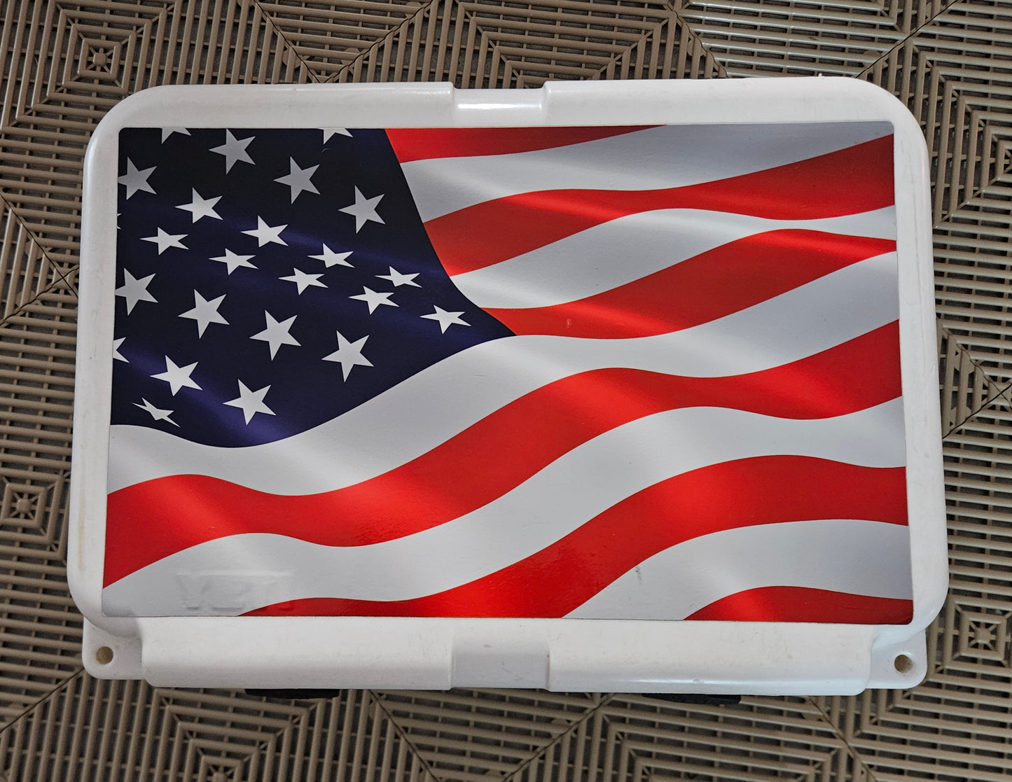 American Flag Cooler Skin